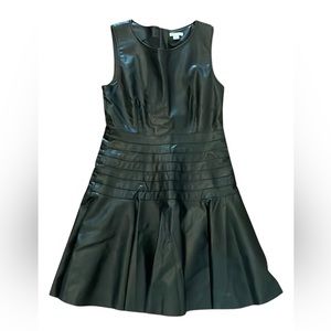 Habitual Girl Kids Black Faux Leather Dress